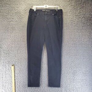 Old Navy Jeans Womens 10 Black Curvy Skinny Mid-Rise Stretch Denim